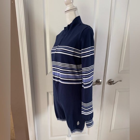 Free People Striped Navy and White Jumpsuit - Picture 8 of 16